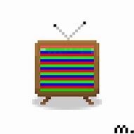 Image result for Cartoon Broken TV Colours