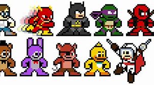 Image result for 8-Bit Character Sheet