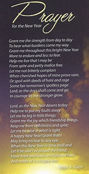Image result for New Year's Prayer Poem