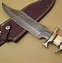 Image result for Damascus Steel Bowie Knife