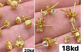 Image result for 1 Gram Gold Earrings