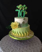 Image result for Birthday Cake Yellow-Green