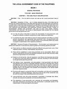 Image result for Requisites for Creation of Local Government Philippines