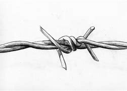 Image result for Barb Wire Line Art