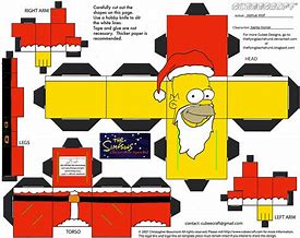 Image result for Papercraft Simpsons