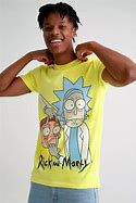 Image result for Rick and Morty Rainbow White Shirt