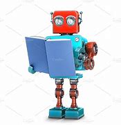 Image result for Robot Reading Book Figure