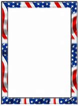 Image result for American Flag Paper Border