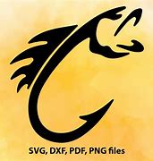 Image result for Fish Hook SVG Cut Files