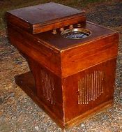 Image result for Zenith Vintage Radio Phonograph with Spring Motor