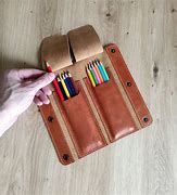 Image result for Leather Pincil Holder