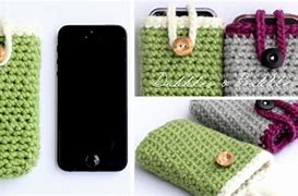 Image result for Crochet iPhone Holder