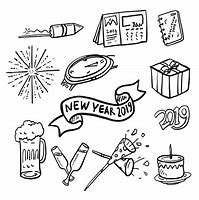 Image result for Doodle Happy New Year 2019