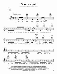 Image result for Good as Hell Flute Notes