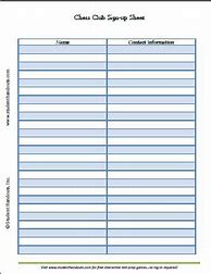 Image result for Chess Club Sign Up Sheet