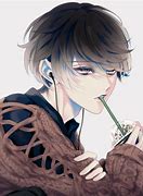 Image result for Anime Boy Drinking