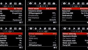 Image result for Sony a 7 Menu