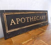 Image result for Vintage Apothecary Sign