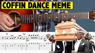 Image result for Coffin Dance Guitar Notes