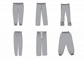 Image result for Sweatpants Template Vector