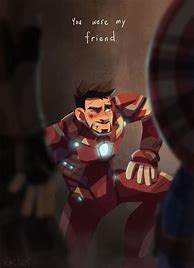 Image result for Iron Man Sad Fan Art