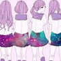 Image result for Anime Boy Galaxy Drawing