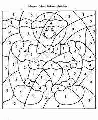 Image result for Color by Number Coloring Sheets