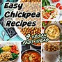 Image result for Vegan Chickpea Recipes