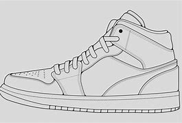 Image result for Shoe Outline Side View