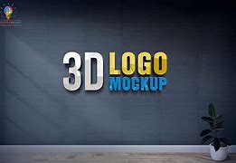 Image result for 3D Glass Window Logo Mockup