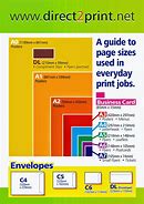 Image result for Printer Envelope Sizes
