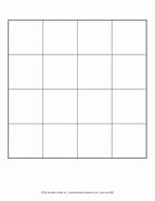 Image result for 4x4 Grid Floor Plan
