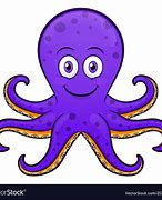 Image result for Cartoon Purple Octopus Free