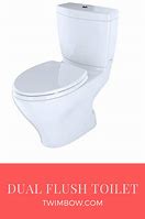 Image result for Dual Flush Toilet with Handle