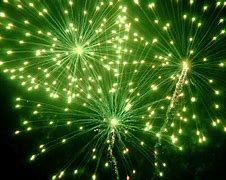 Image result for Green Fireworks Background