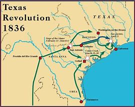 Image result for Early Map of Texas 1836