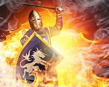 Image result for Medieval King Crown On Fire