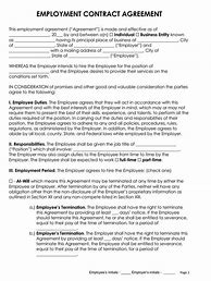 Image result for CVS Employmee Contract Template PDF