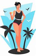 Image result for Beach Silhouette SVG