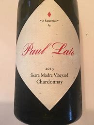 Image result for Paul Lato Chardonnay Souvenir Sierra Madre