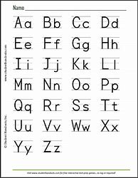 Image result for Free Printable Alphabet Chart PDF