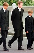 Image result for Prince Harry at Diana's Funeral