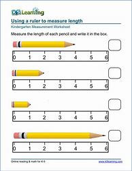 Image result for Measuring Worksheet for Preschool