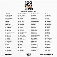 Image result for 30-Day Drawing Challenge Printable