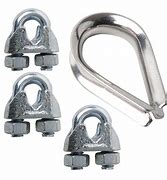Image result for Rope Thimbles and Clamps