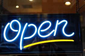 Image result for Apple Store Open Sign
