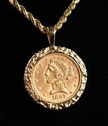 Image result for 5-Dollar Gold Coin Necklace