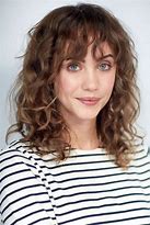 Image result for Hairstyles for Naturally Curly Hair with Bangs