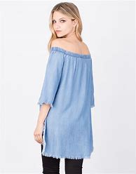 Image result for Denim Tunic Top