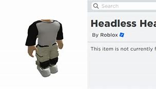 Image result for How to Get Headless Head Roblox